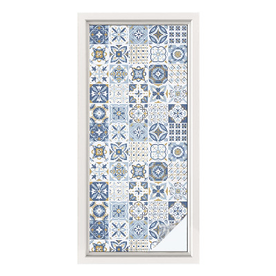 Zonwerende raamfolie glas in lood Mozaïektegels