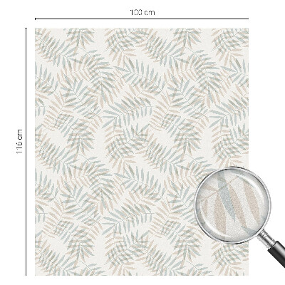 Anti inkijk raamfolie Bladrijke elegantie