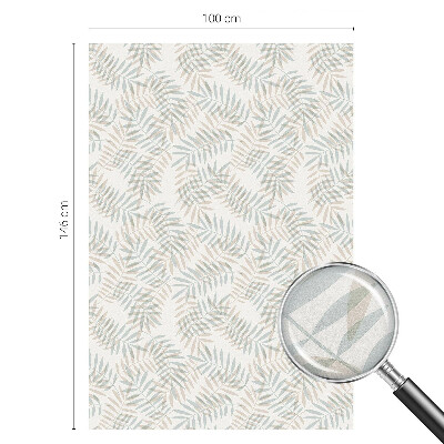 Anti inkijk raamfolie Bladrijke elegantie