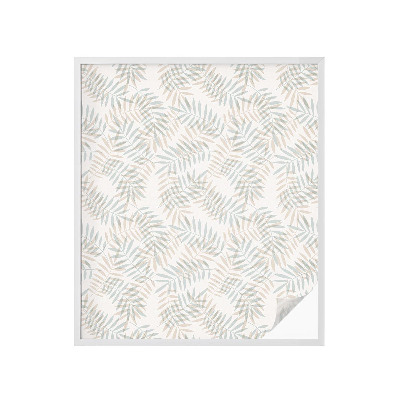 Anti inkijk raamfolie Bladrijke elegantie