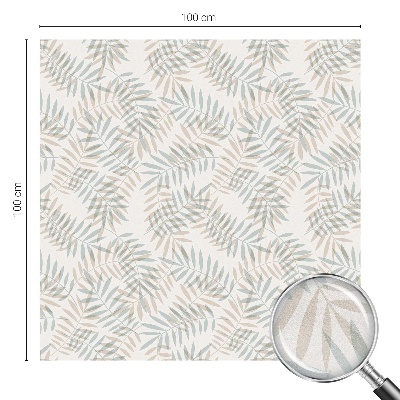 Anti inkijk raamfolie Bladrijke elegantie