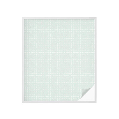 Zelfklevende anti inkijk folie glas in lood Geometrische symmetrie