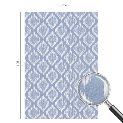 Zelfklevende raamfolie glas in lood Etnische diamanten