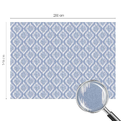 Zelfklevende raamfolie glas in lood Etnische diamanten