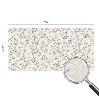 Zonwerende raamfolie glas in lood Bloemen van harmonie