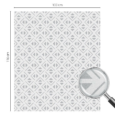 Zelfklevende raamfolie glas in lood Geometrisch patroon
