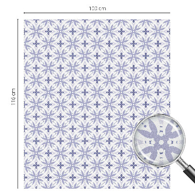 Zonwerende raamfolie glas in lood Paarse patronen