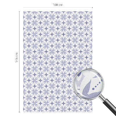 Zonwerende raamfolie glas in lood Paarse patronen