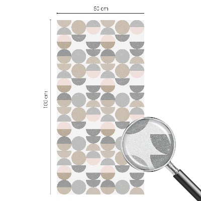 Zonwerende raamfolie glas in lood Geometrische patronen