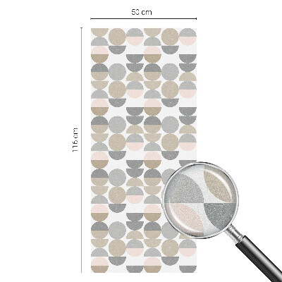 Zonwerende raamfolie glas in lood Geometrische patronen