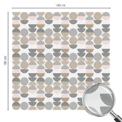 Zonwerende raamfolie glas in lood Geometrische patronen