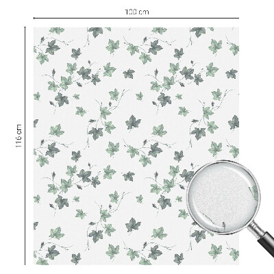 Zelfklevende raamfolie glas in lood Groene wijnstok
