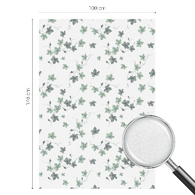 Zelfklevende raamfolie glas in lood Groene wijnstok