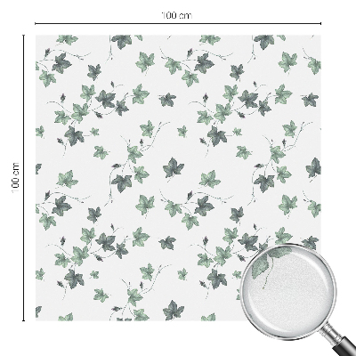 Zelfklevende raamfolie glas in lood Groene wijnstok