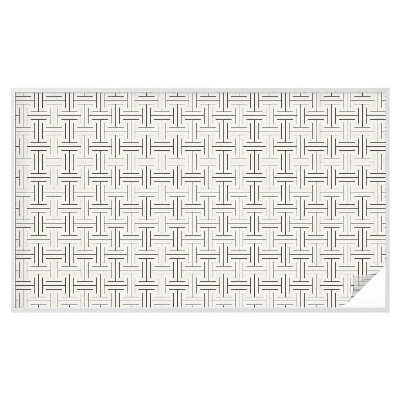 Anti inkijk raamfolie Symmetrische vlecht