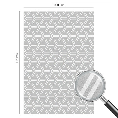 Zonwerende raamfolie glas in lood Minimalistische lijnen