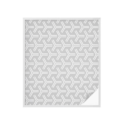 Zonwerende raamfolie glas in lood Minimalistische lijnen