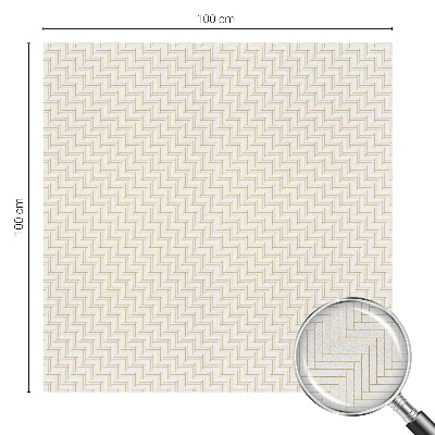 Zelfklevende anti inkijk folie glas in lood Visgraat elegantie