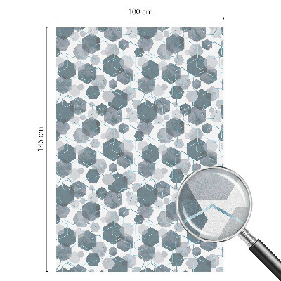 Zonwerende raamfolie Geometrische zeshoeken