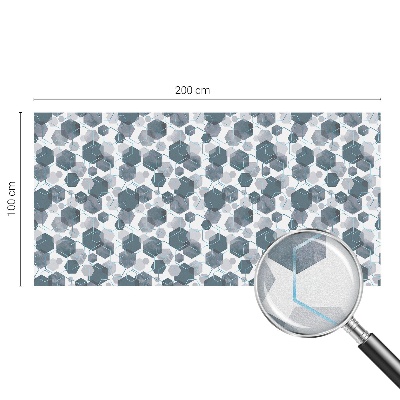 Zonwerende raamfolie Geometrische zeshoeken