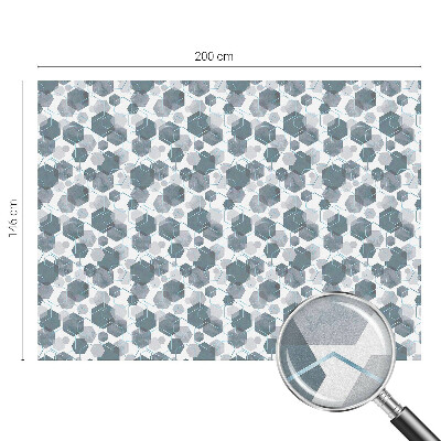 Zonwerende raamfolie Geometrische zeshoeken