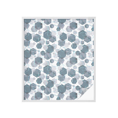 Zonwerende raamfolie Geometrische zeshoeken