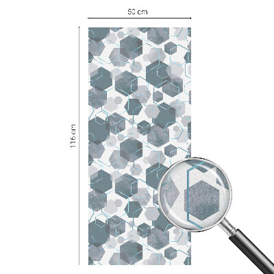 Zonwerende raamfolie Geometrische zeshoeken