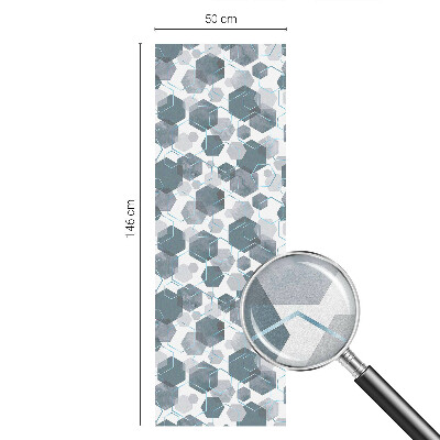 Zonwerende raamfolie Geometrische zeshoeken