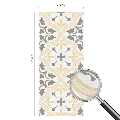 Zelfklevende anti inkijk folie glas in lood Plantenpatronen