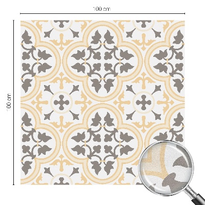 Zelfklevende anti inkijk folie glas in lood Plantenpatronen