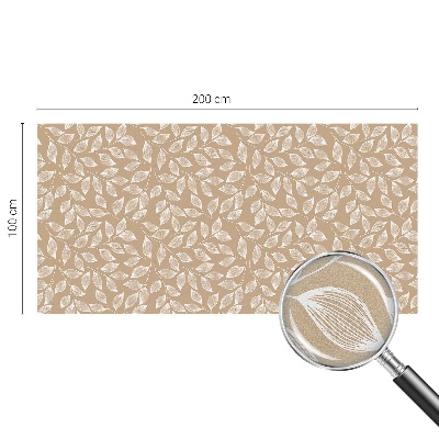 Zelfklevende raamfolie glas in lood Bladeren natuur