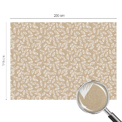 Zelfklevende raamfolie glas in lood Bladeren natuur