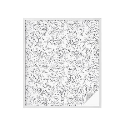 Anti inkijk raamfolie Bloemenmotief