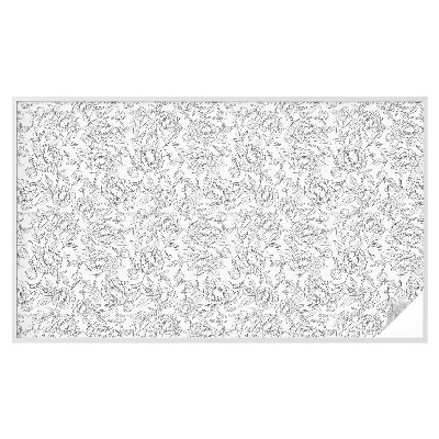 Anti inkijk raamfolie Bloemenmotief