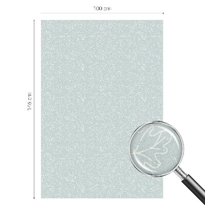 Zelfklevende anti inkijk folie glas in lood Eikenbladeren