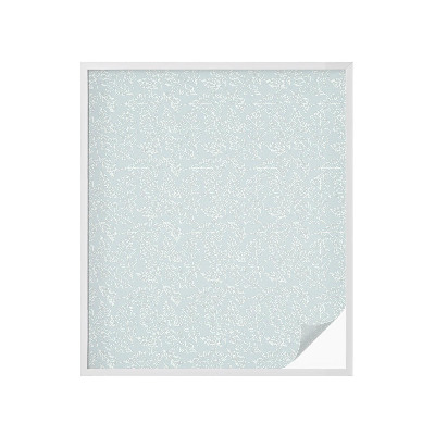 Zelfklevende anti inkijk folie glas in lood Eikenbladeren