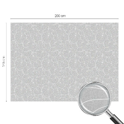 Zelfklevende raamfolie glas in lood Bladrijke elegantie