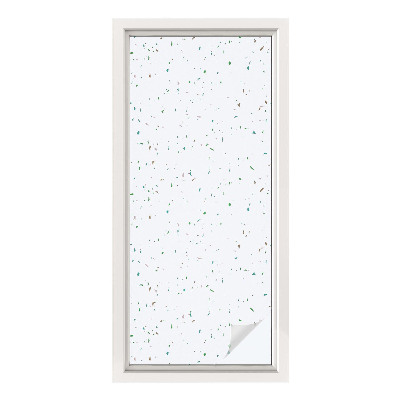 Anti inkijk raamfolie Verspreide elementen