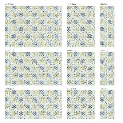 Zelfklevende anti inkijk folie glas in lood Klassieke tegels