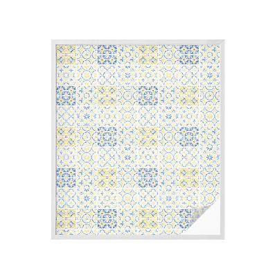 Zelfklevende anti inkijk folie glas in lood Klassieke tegels