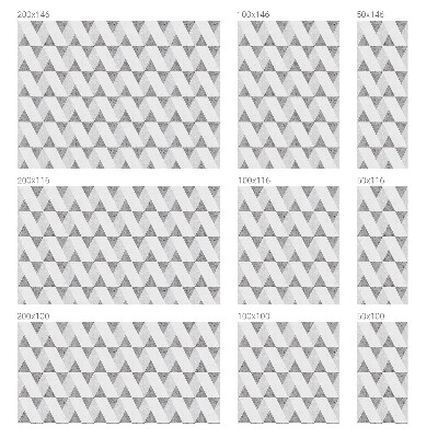Zonwerende raamfolie glas in lood Grijze driehoeken