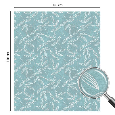 Zelfklevende raamfolie glas in lood Bladrijke elegantie