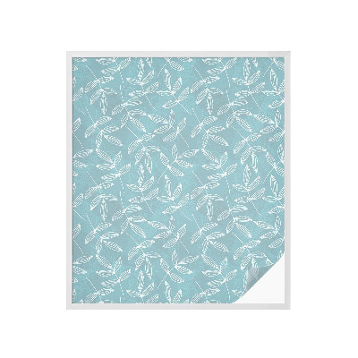 Zelfklevende raamfolie glas in lood Bladrijke elegantie