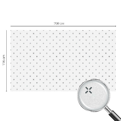 Anti inkijk raamfolie Geometrische kruisen