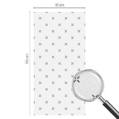 Anti inkijk raamfolie Geometrische kruisen