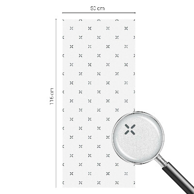 Anti inkijk raamfolie Geometrische kruisen