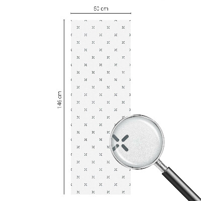 Anti inkijk raamfolie Geometrische kruisen