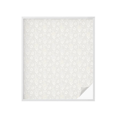 Zonwerende raamfolie Subtiele bloemen