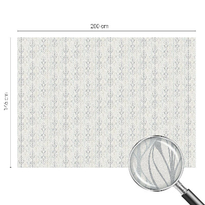 Zonwerende raamfolie glas in lood Bladpatroon