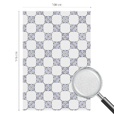 Anti inkijk raamfolie Geometrische tegels